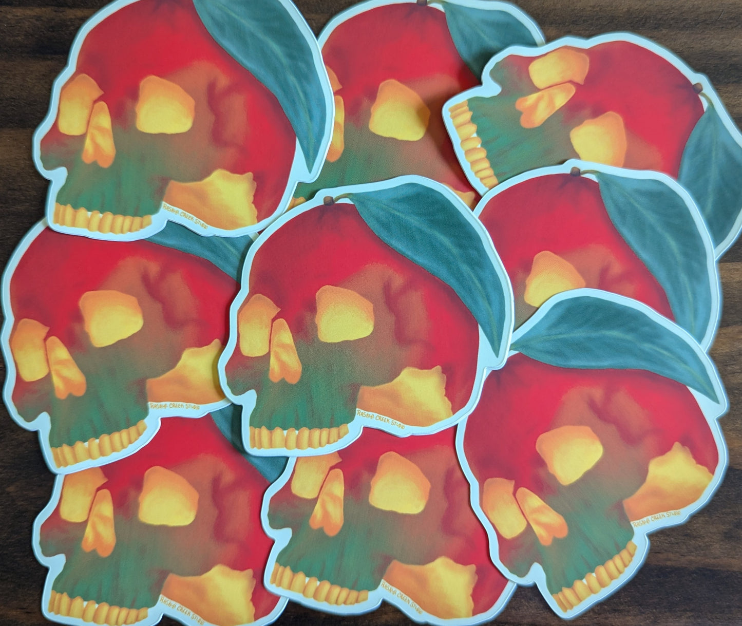 Mango Skull Sticker
