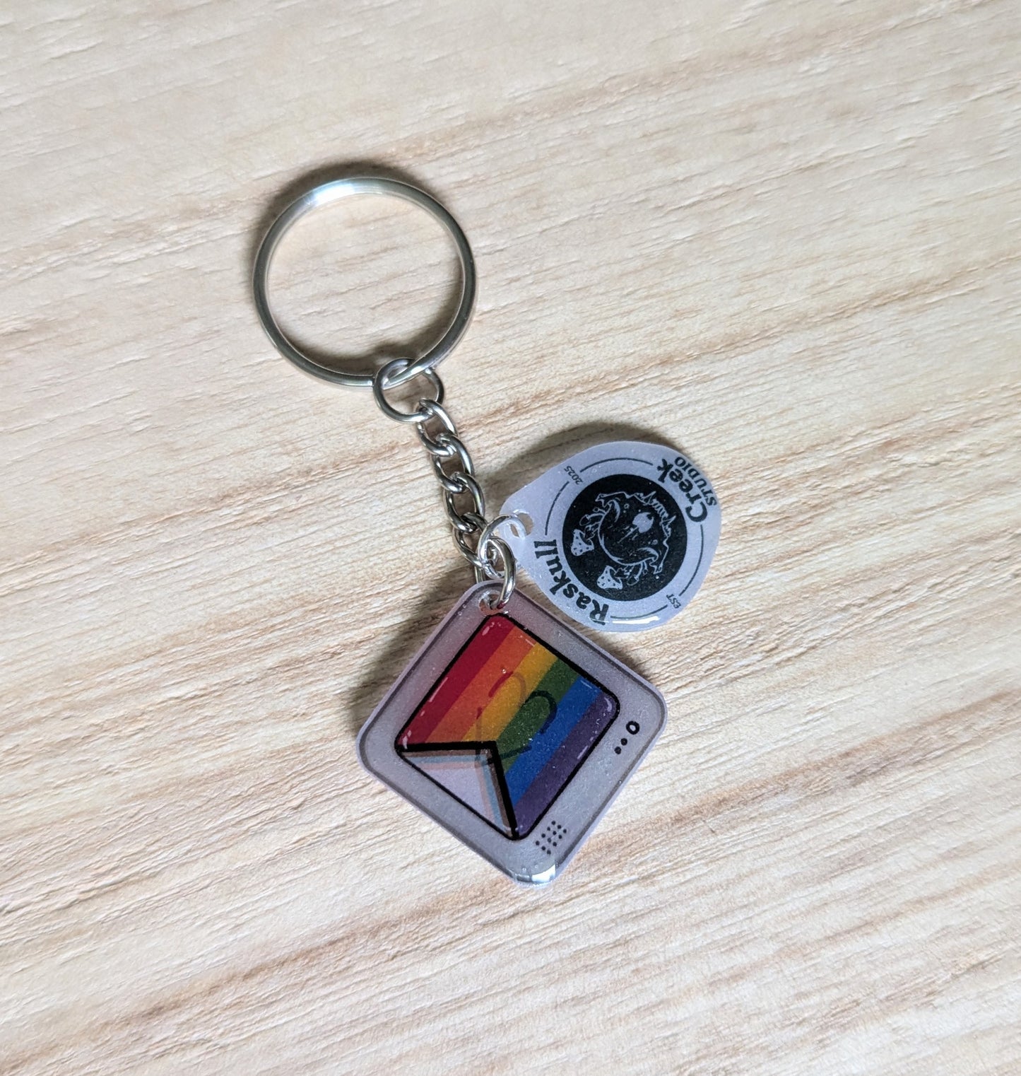 Pride TV Keychain