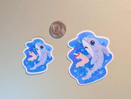 Shark Got Your Leg? Sticker