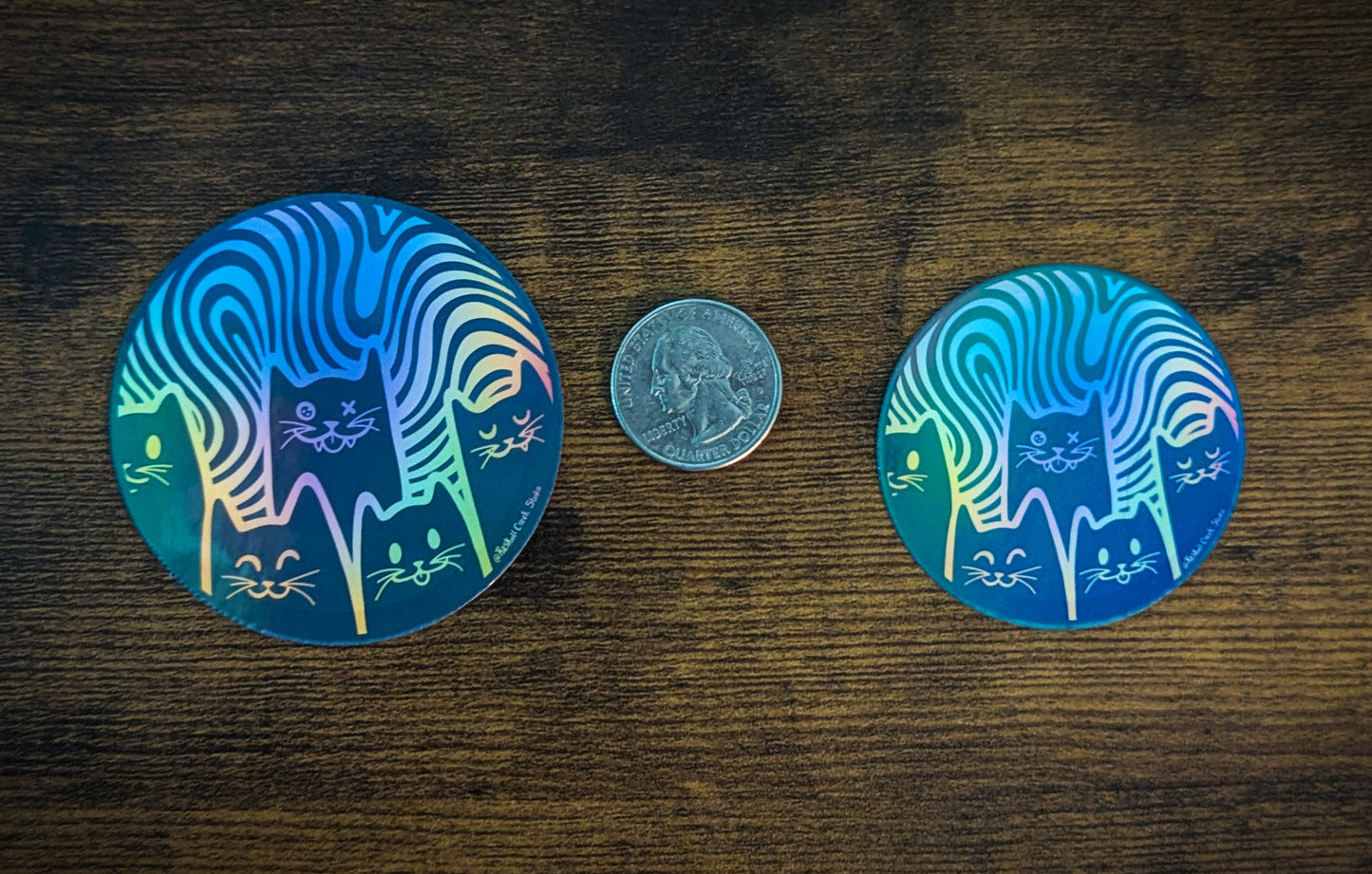 Rainbow Cat Portal Sticker