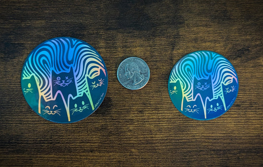 Rainbow Cat Portal Sticker