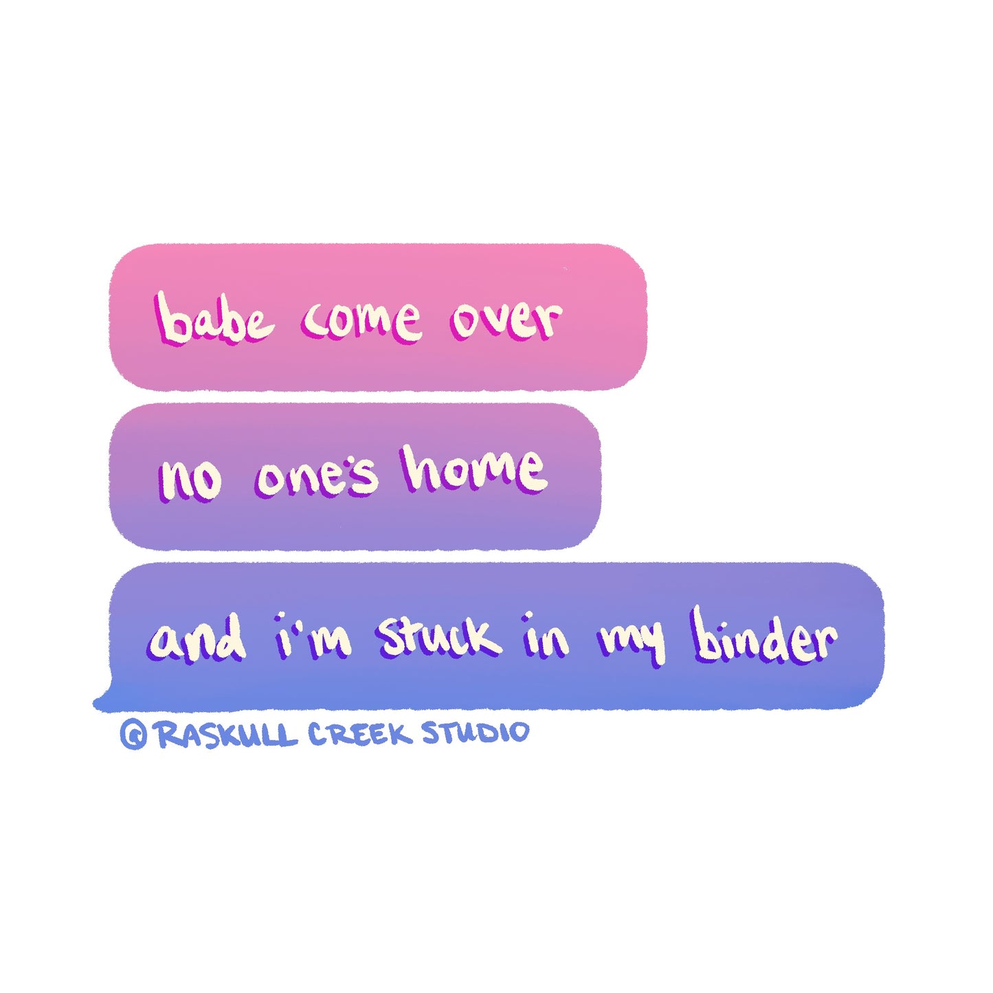 Babe Come Over Sticker