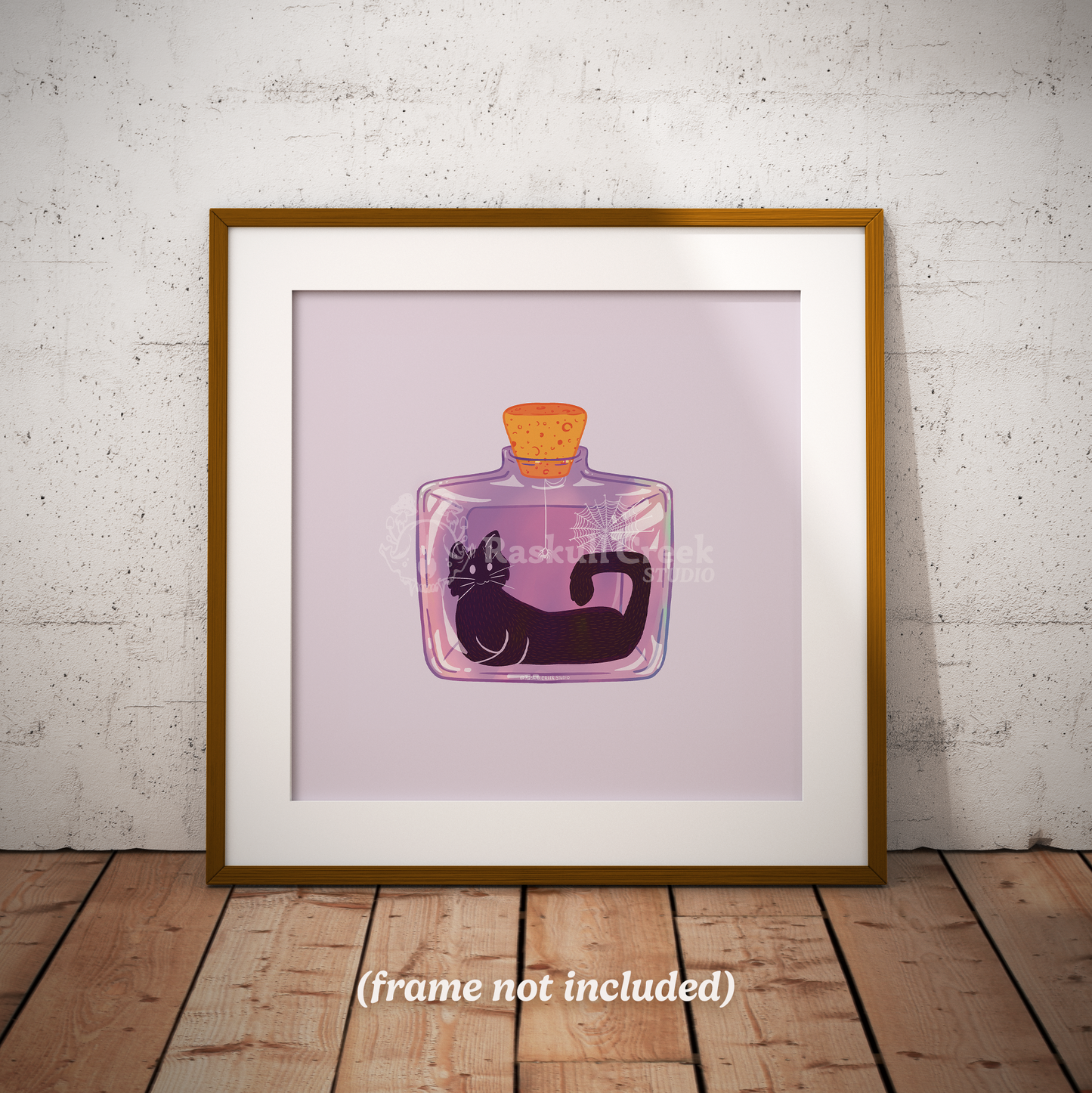 Whiskers In a Bottle Print