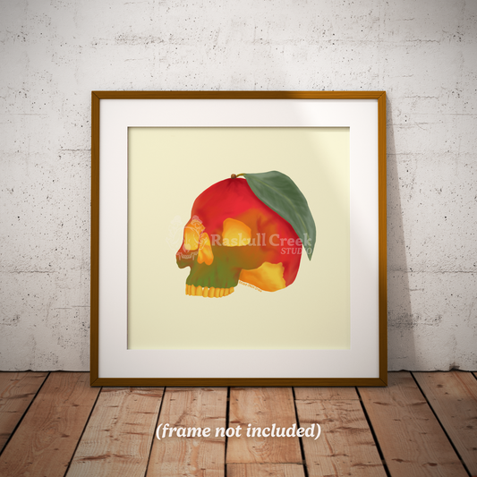 Mango Skull Print