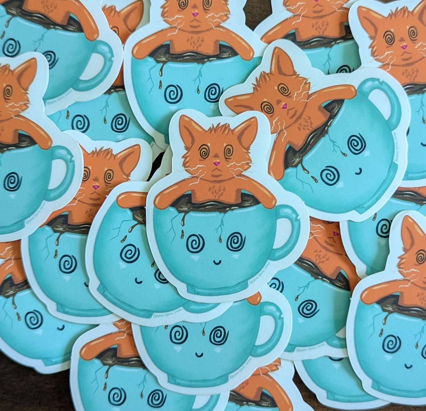 Catfinated Sticker