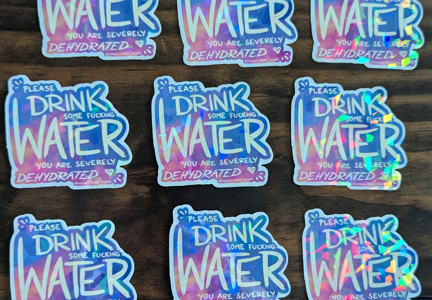 Drink Water Sticker
