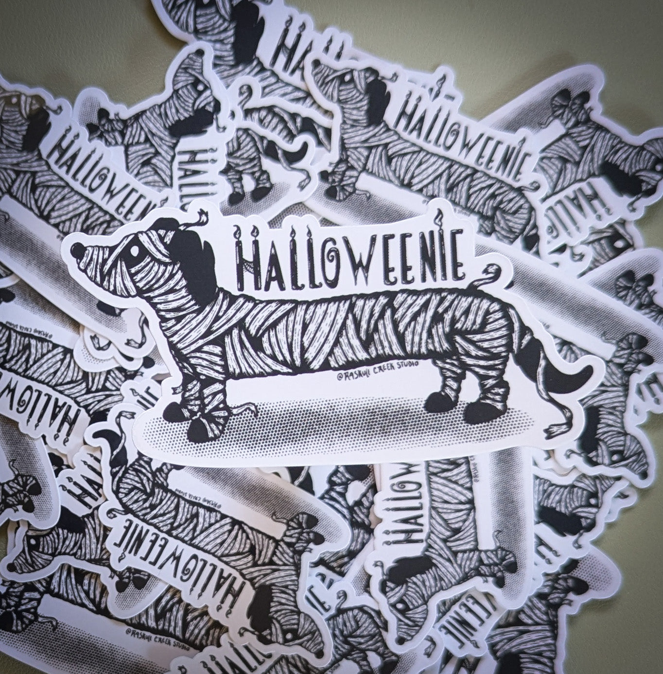 Halloweenie Sticker