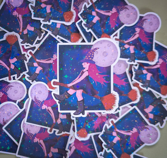 Witchy Girl Sticker