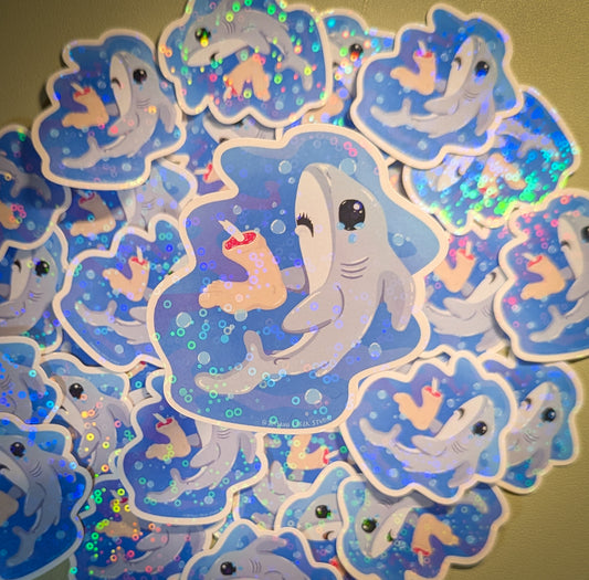 Shark Got Your Leg? Sticker