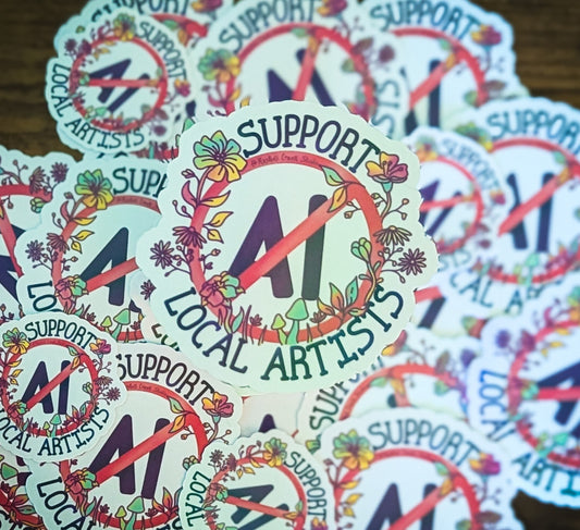 Support Local Artists Sticker
