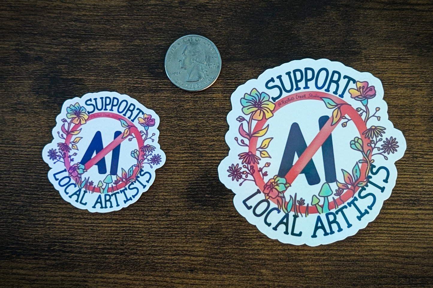 Support Local Artists Sticker