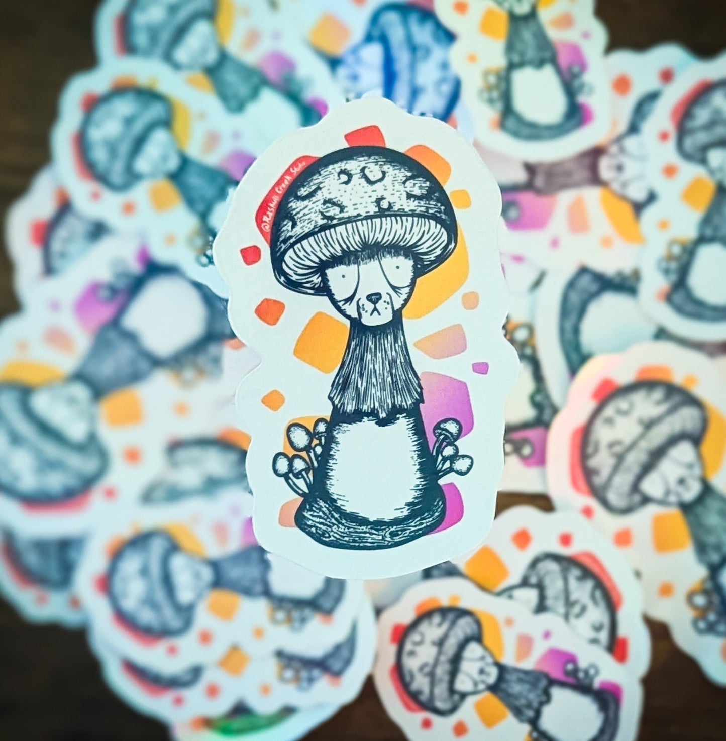 Shroom-Cat Sticker