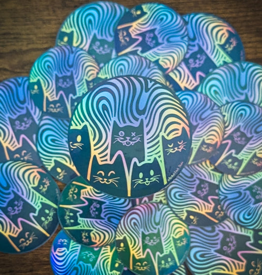 Rainbow Cat Portal Sticker